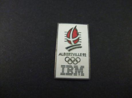 Olympische Spelen Albertville sponsor IBM computers